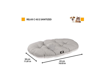 Ferplast Relax Sanitized Grey - мека възглавница за кучета и котки, сива