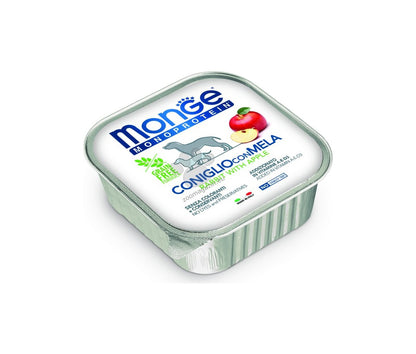 Monge Monoprotein Pate Rabbit with Apple - пастет за кучета в зряла възраст със заешко месо и ябълка 150 гр
