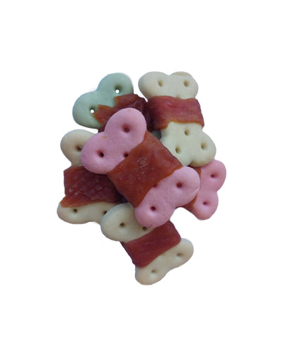 РАЗПРОДАЖБА Enjoy Carnivore Biscuit Bites with Chicken Twists - бисквити с пилешко месо 100 гр