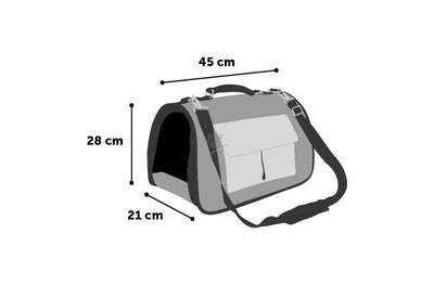 Flamingo Carrying Bag Amy - мека транспортна чанта 45 / 21 / 28 см