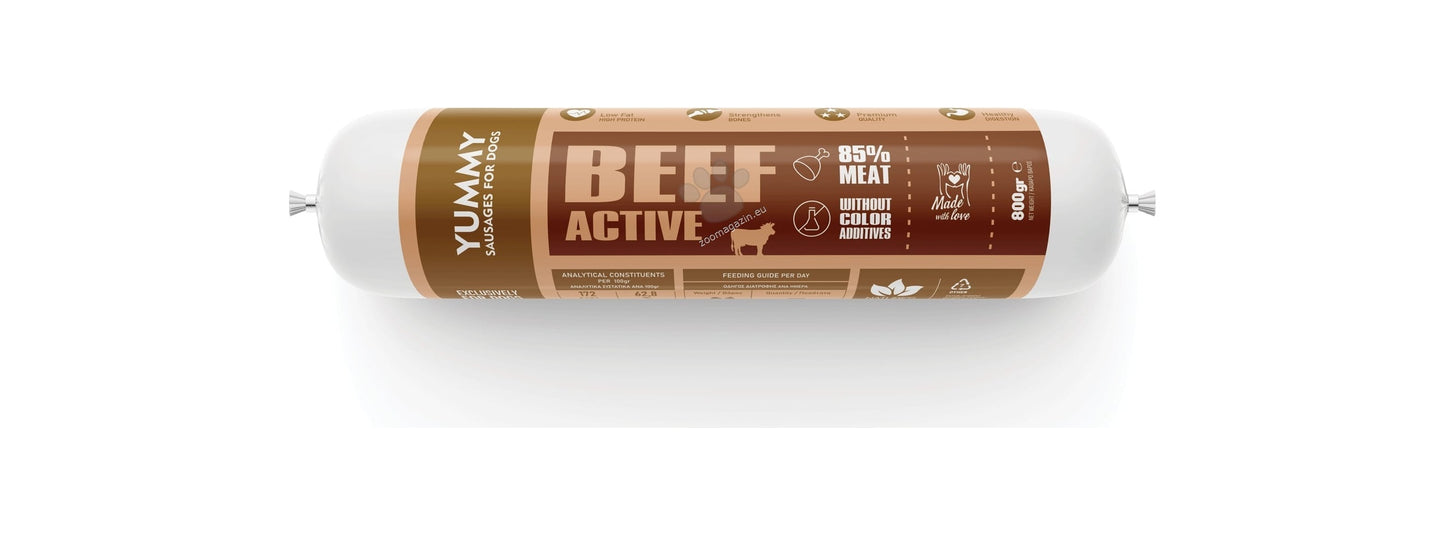 Yummy Beef Active - саламче с телешко месо