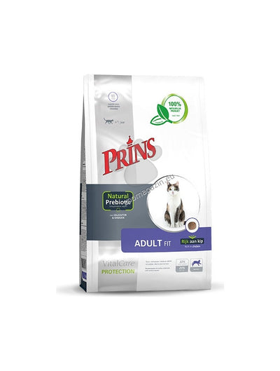Prins VitallCare Protection Adult Fit - за котки с достъп до външна среда с пиле. билки и шуслерови соли