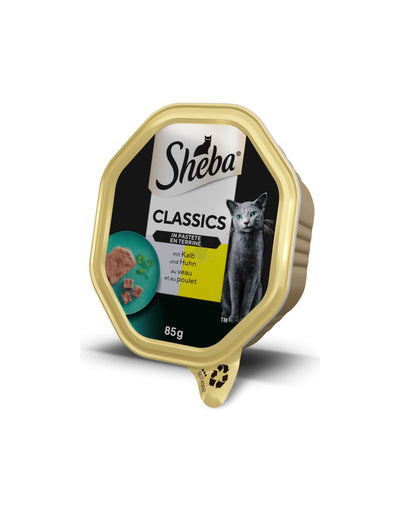 Sheba Classics Chicken and Beef - пастет за котки с телешко и пилешко месо 85 гр