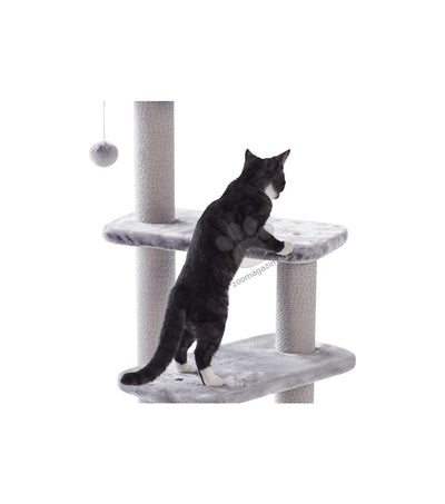 Nobby cat scratcher classic Zera - котешка драскалка 50 / 50 / 97 см сив