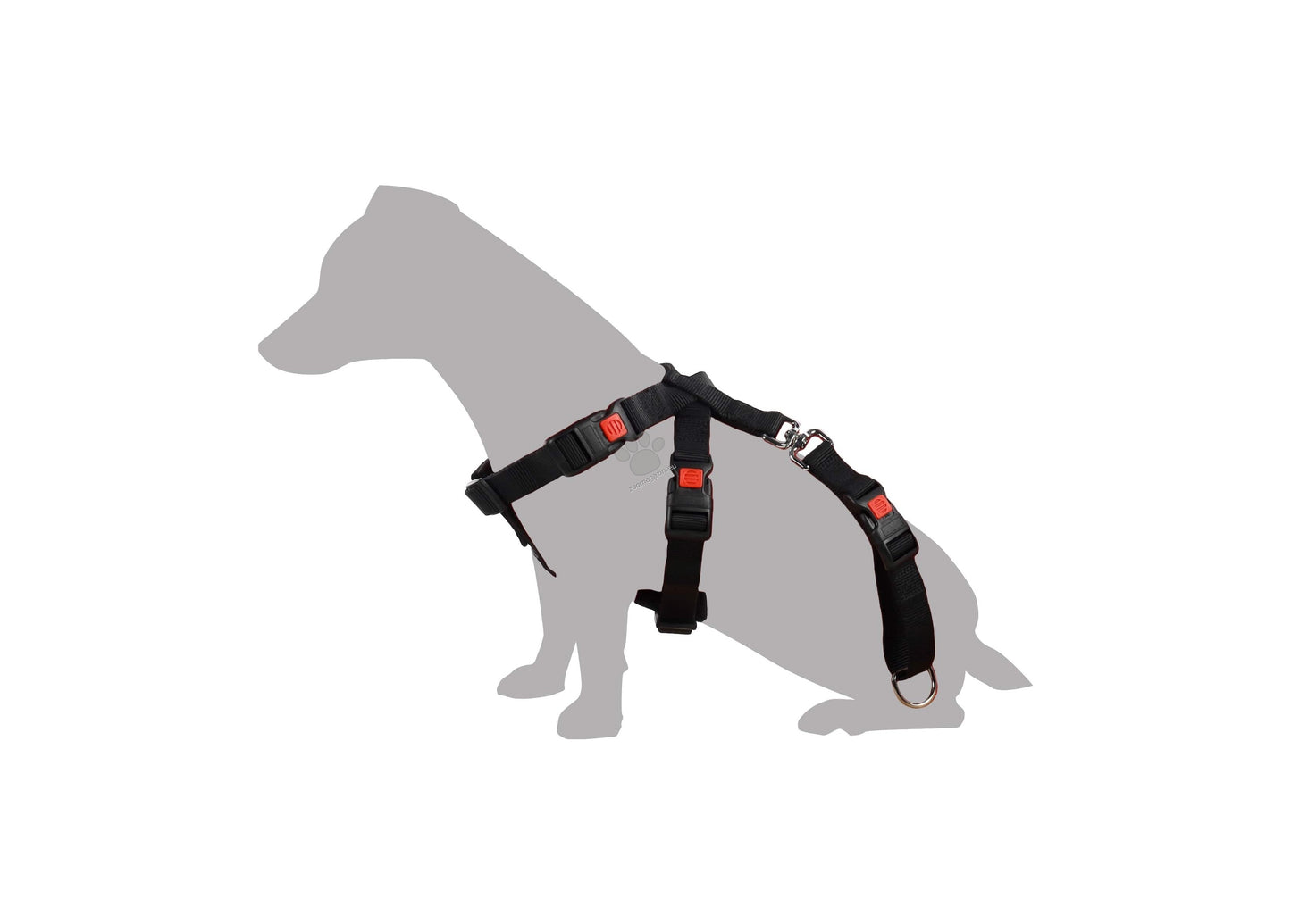 Flamingo Car safety harness Duma Black - предпазен нагръдник за автомобил