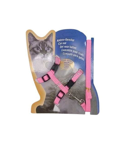 Play Me - комплект нагръдник с повод за коте