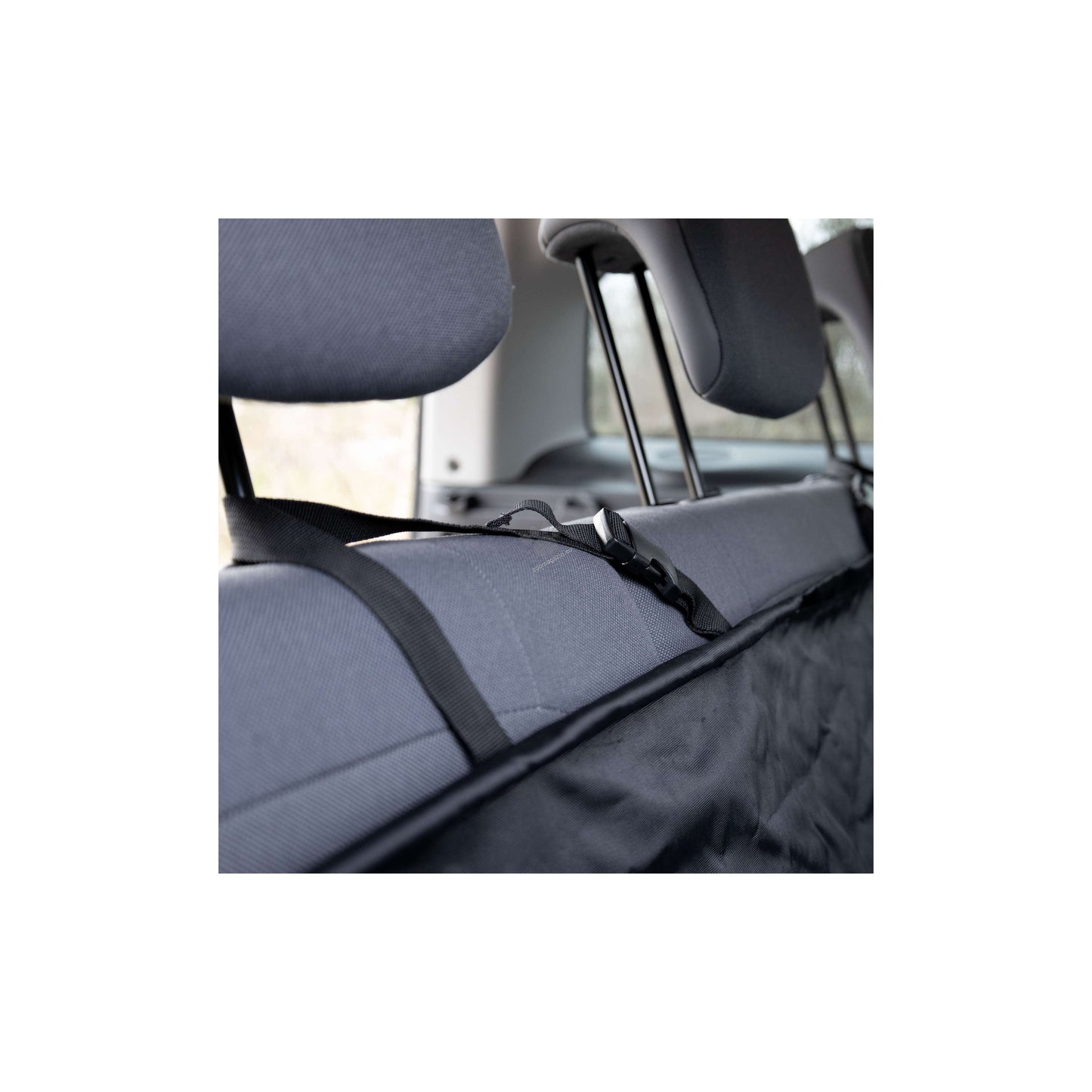 Flamingo Car Blanket Logi Black - покривало за седалки 145 / 130 см