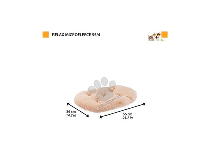 Ferplast Relax Microfleece 55/4 - мек дюшек от микрополар 55 / 36 см, тъмносив