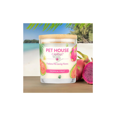 Pet House Candles Tropical Fruit - натурална свещ с аромат на тропически плодове