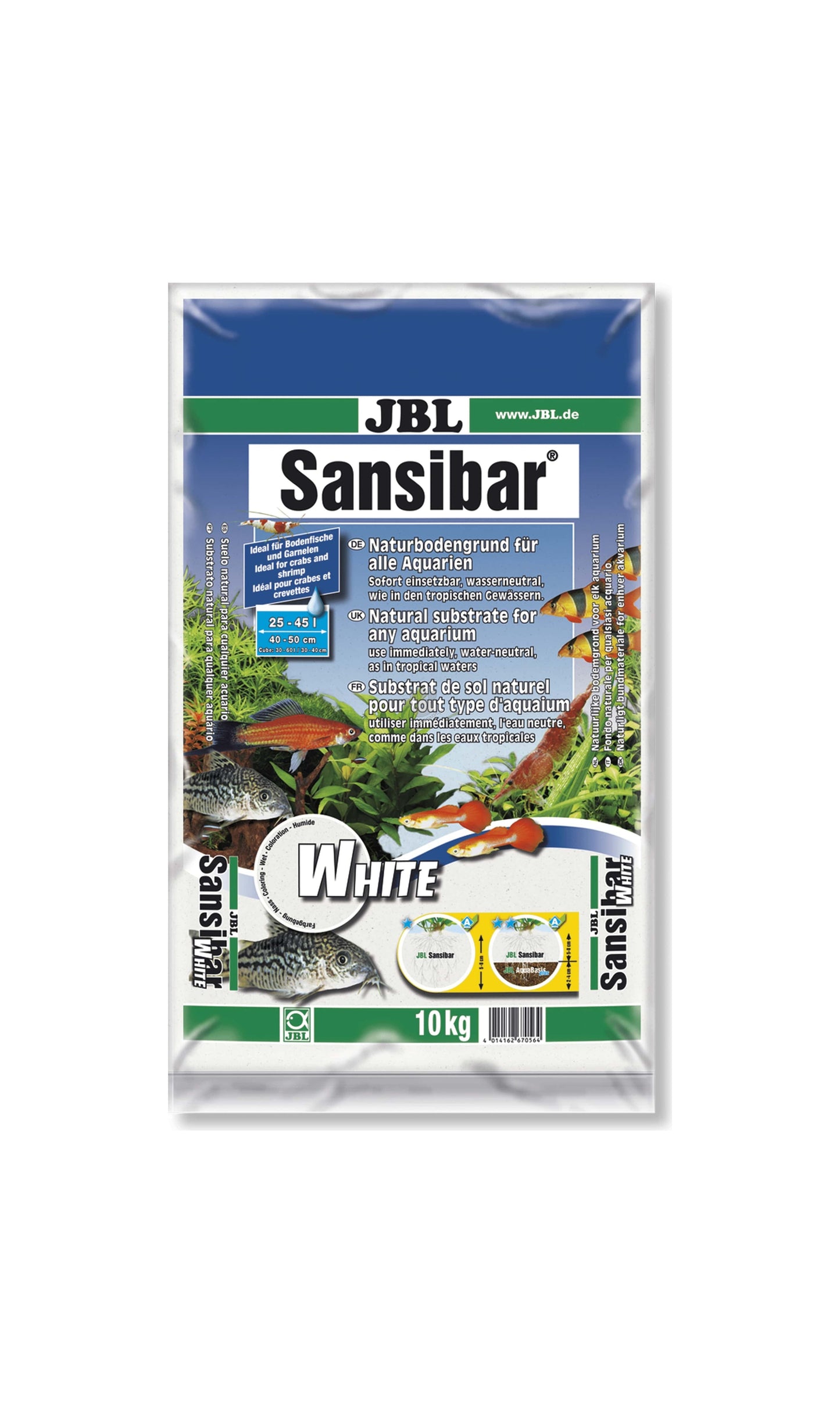 JBL Sansibar - субстрат за сладководни и соленоводни аквариуми 10 кг.