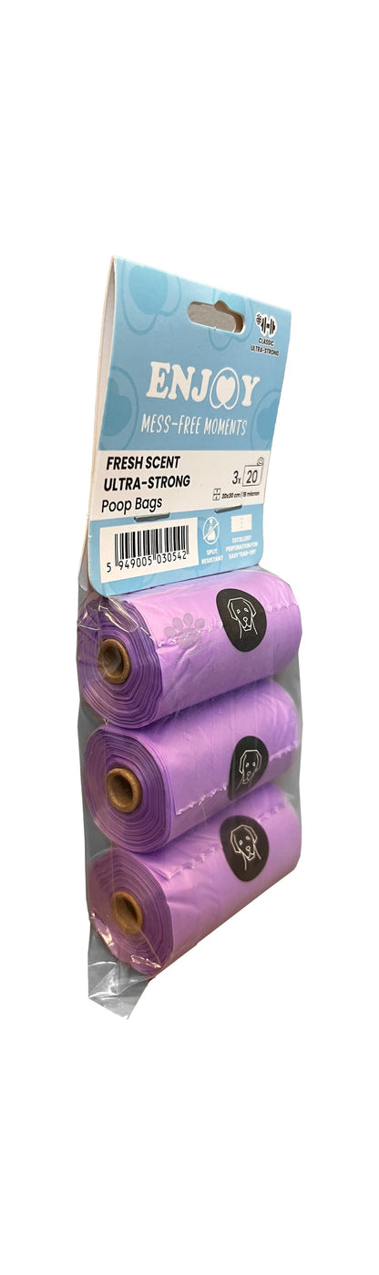 Enjoy Fresh Scent Ultra-Strong Poop Bags - хигиенни торбички 3 бр