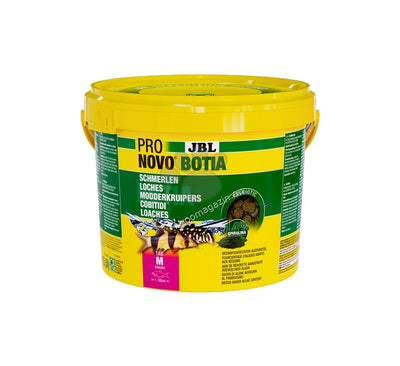 JBL Pronovo Botia Tab M - храна на таблетки за всички видове сомови декоративни риби като боции, декоративни скатчета, анциструси, и малки видове змиорки с дължина 1 – 20 см.
