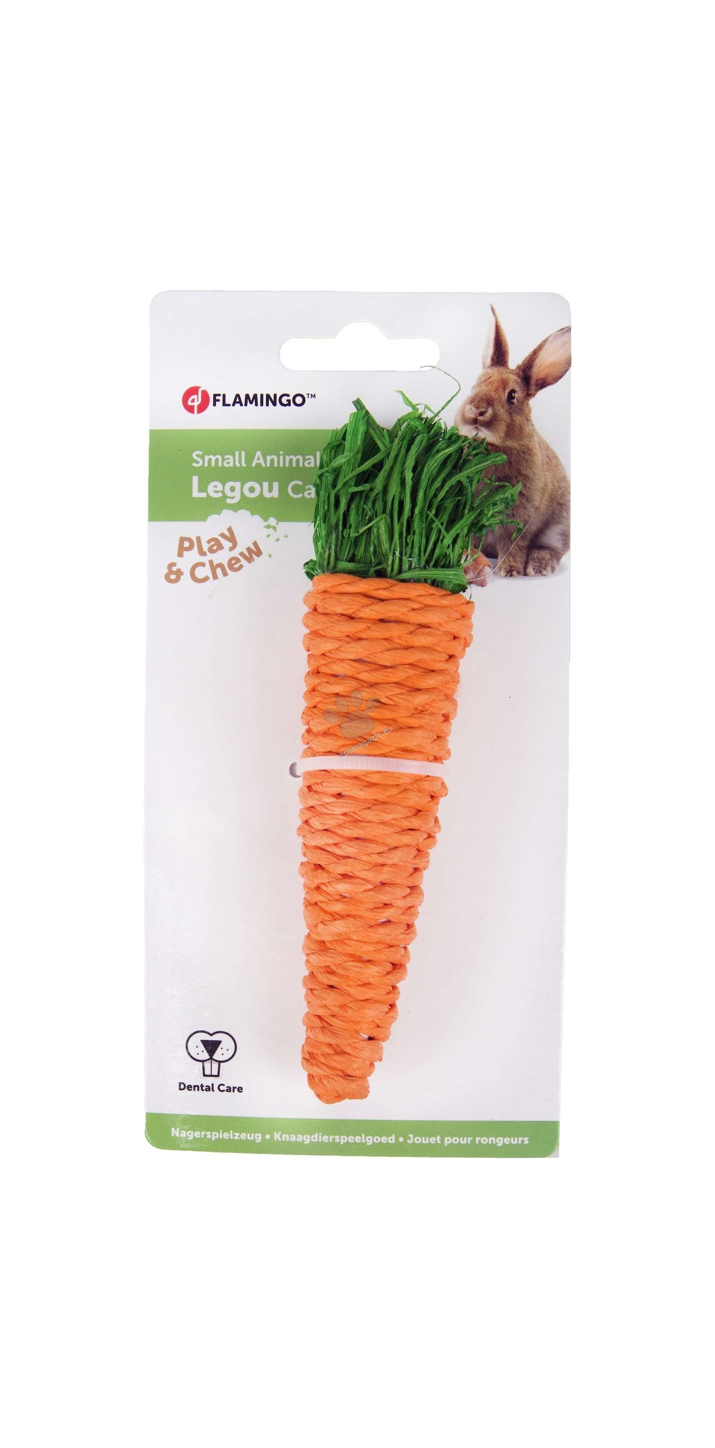 Flamingo Legou Carrot Orange - играчка за гризачи