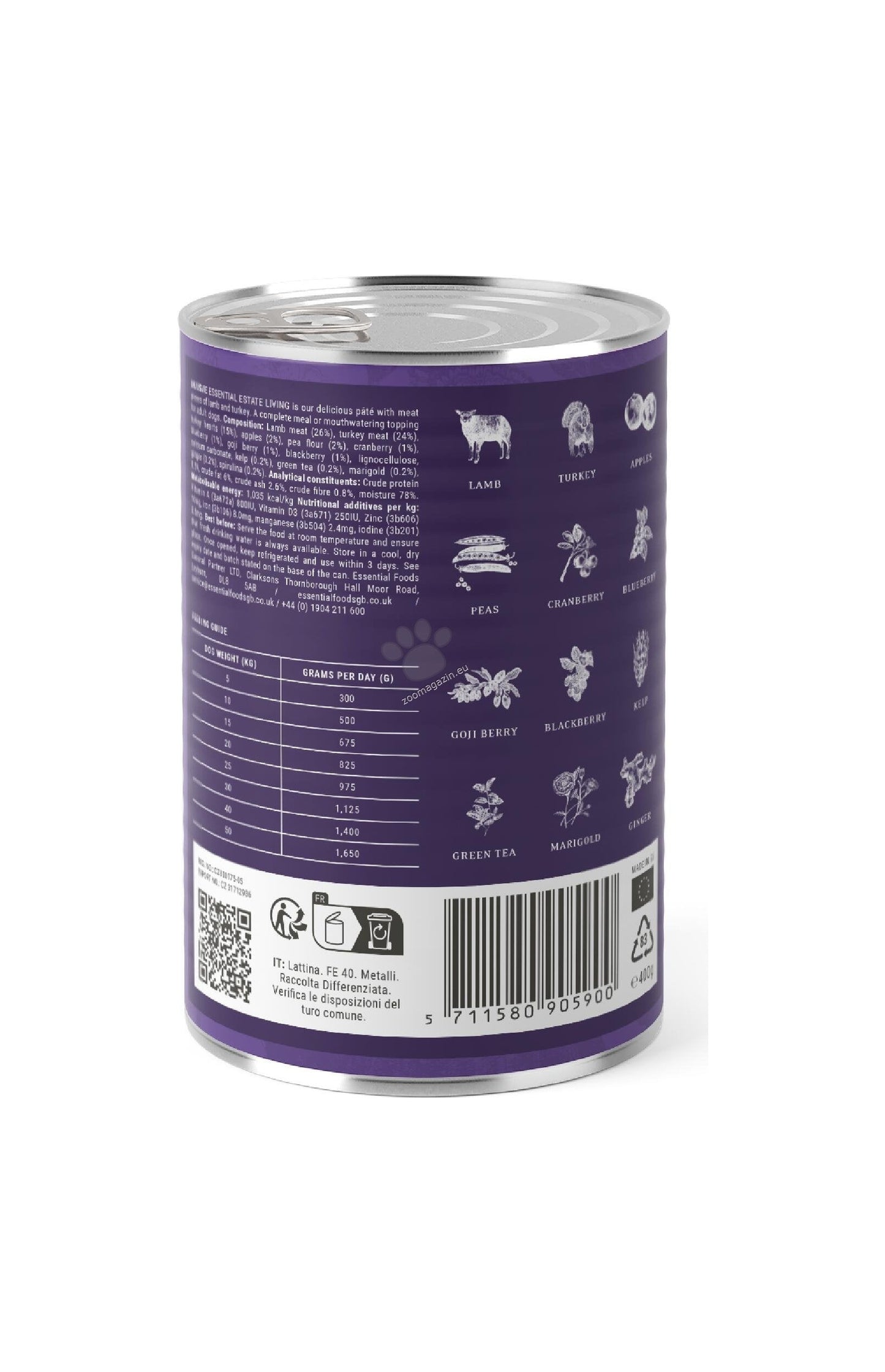 Essential Estate Living Pate - пастет за кучета с агнешко и пуешко 400 гр.