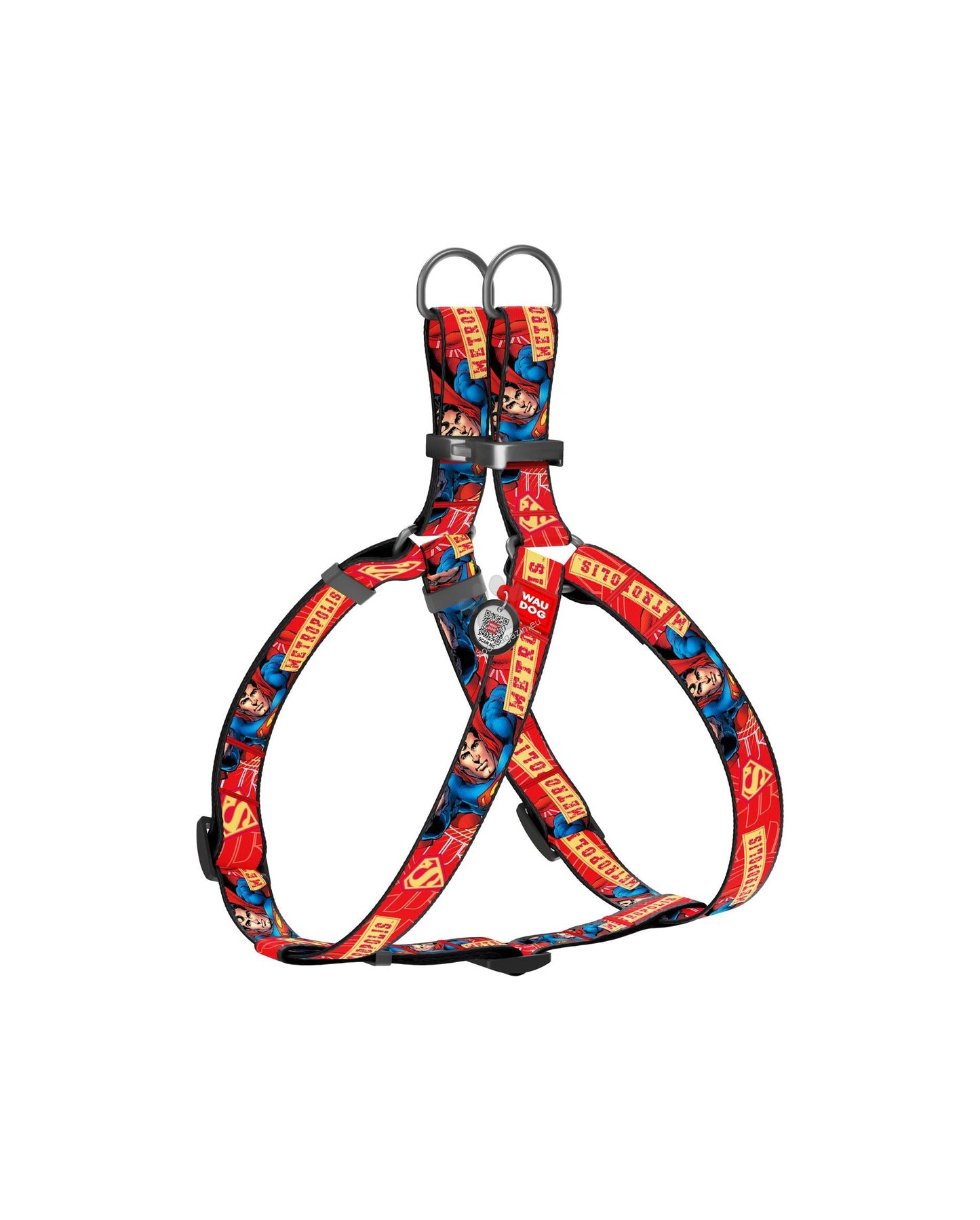 Collar Waudog Nylon Dog Harness Superhero - нагръдник