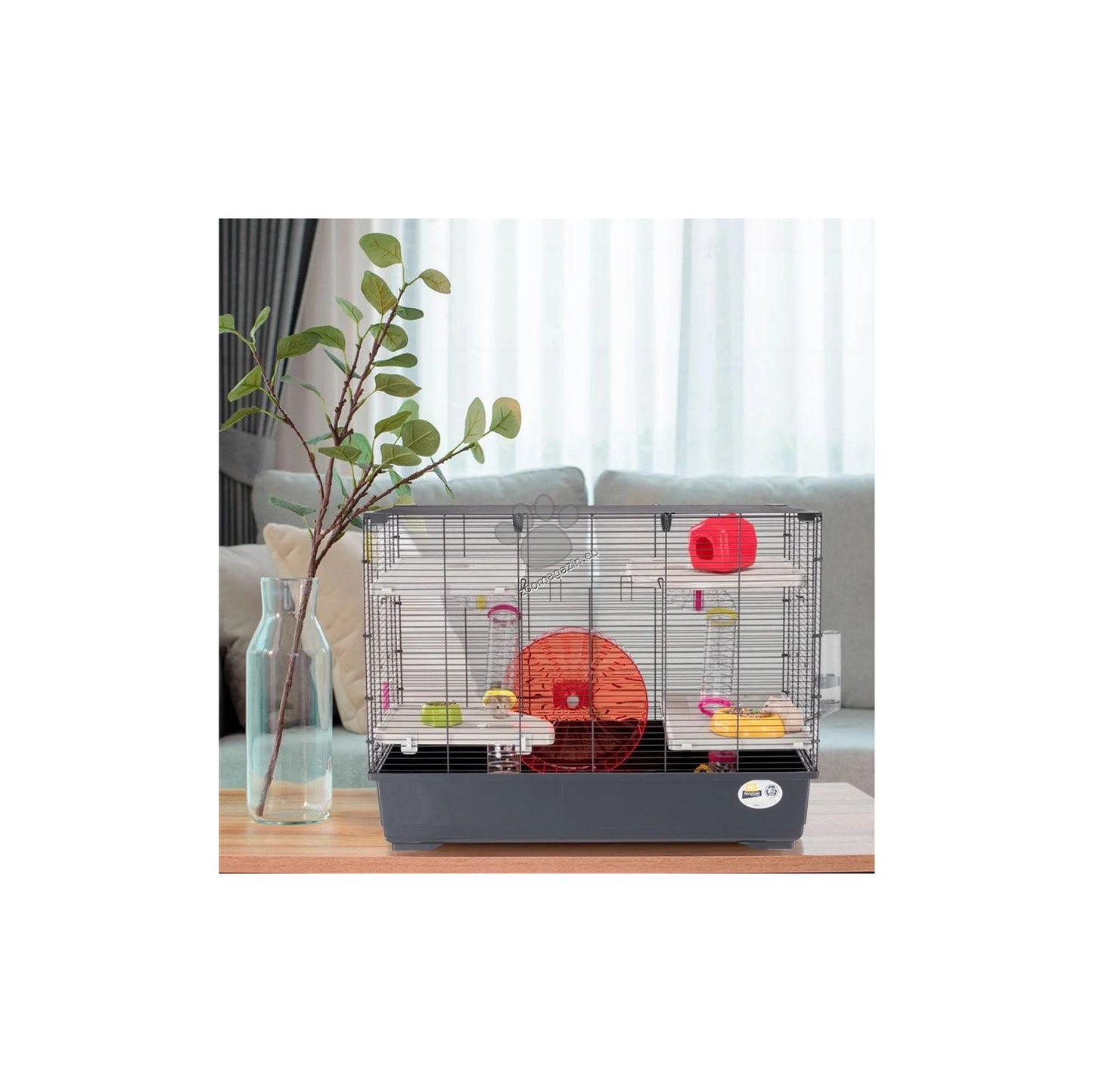 Ferplast Cage Village 80 Black - клетка за хамстери 82 / 51 / H 62 см.