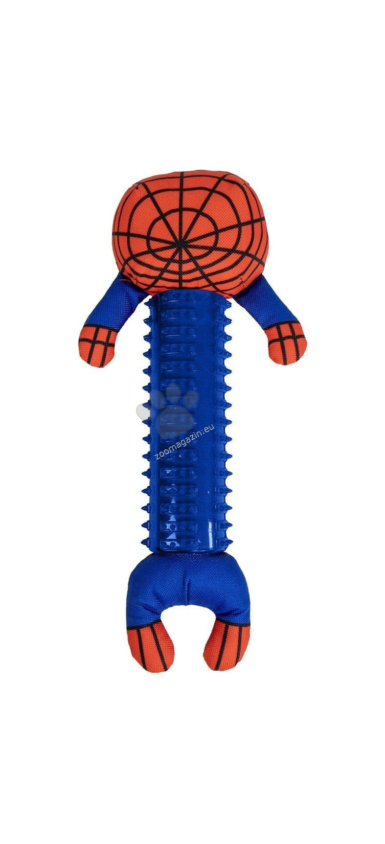Cerda Dog TPR Toy Spiderman - играчка за куче с термопластичен каучук 11 / 30 / 9 см