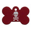 iMARC Red Pirate Skull Bone - медальон