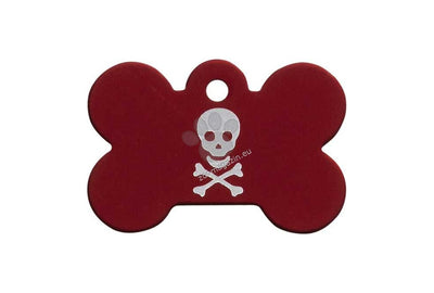 iMARC Red Pirate Skull Bone - медальон