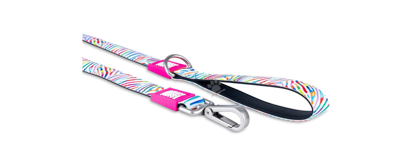 Max Molly Short Leash Magic Zebra - повод 120 см