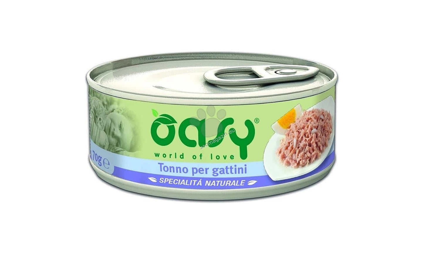 Oasy Nature Kittens Tuna - консерва за малки котенца с риба тон