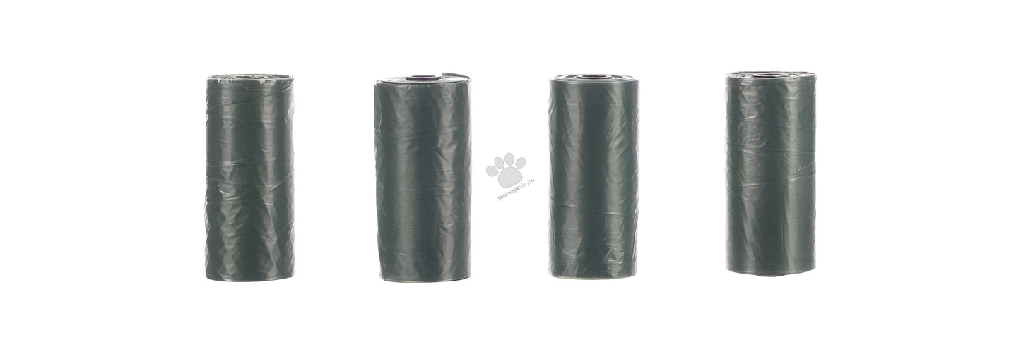 Flamingo Poop Bags Bio Green - биоразградими хигиенни торбички за кучета, 4 ролки по 15 бр