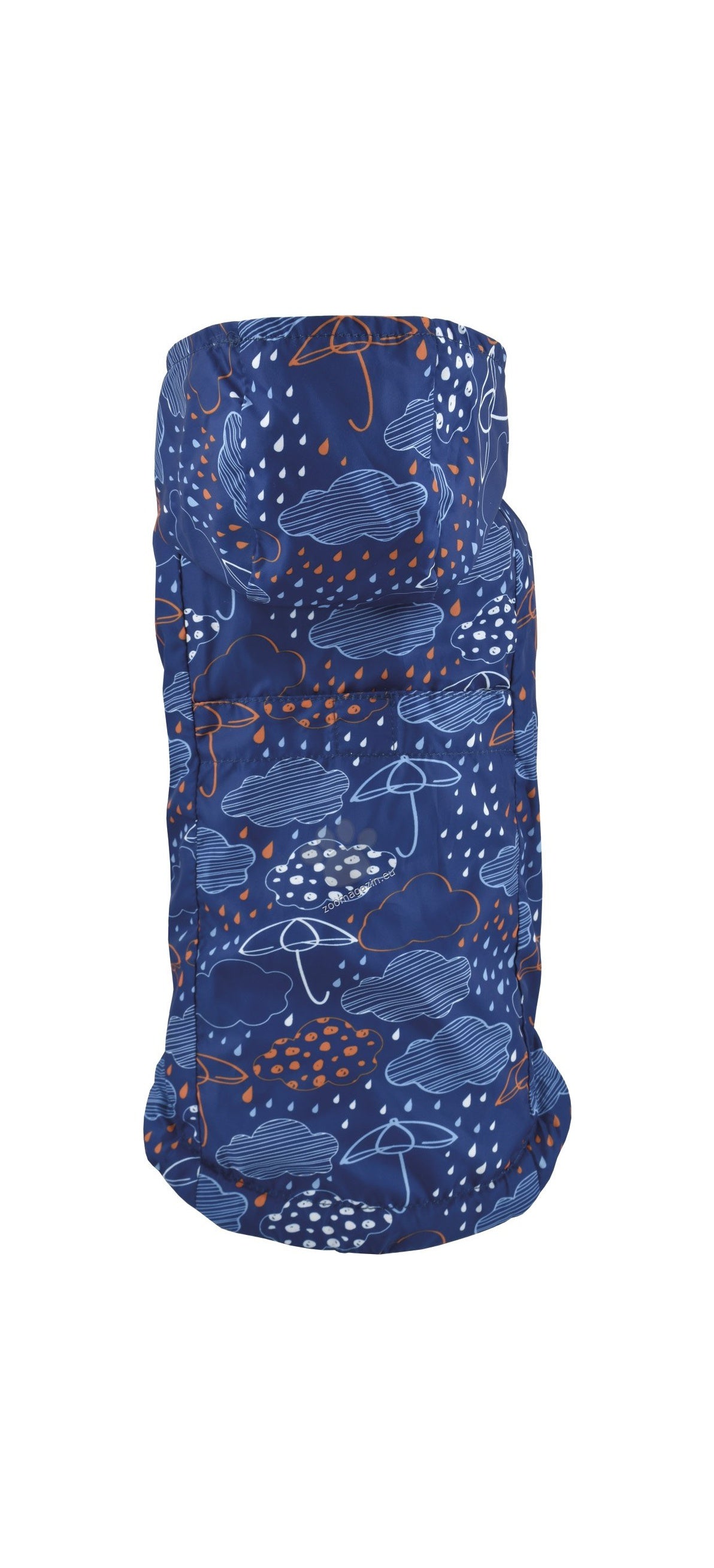 Nayeco Reversible Raincoat Blue Umbrella - двулицев дъждобран за куче