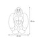 Flamingo Toy Kiga Gorilla - играчка за кучета 30 / 21 см