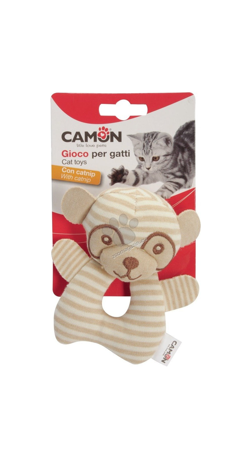 Camon Gioco with Catnip and Bells - играчка за котки със звънче /различни модели/ 10-12 см