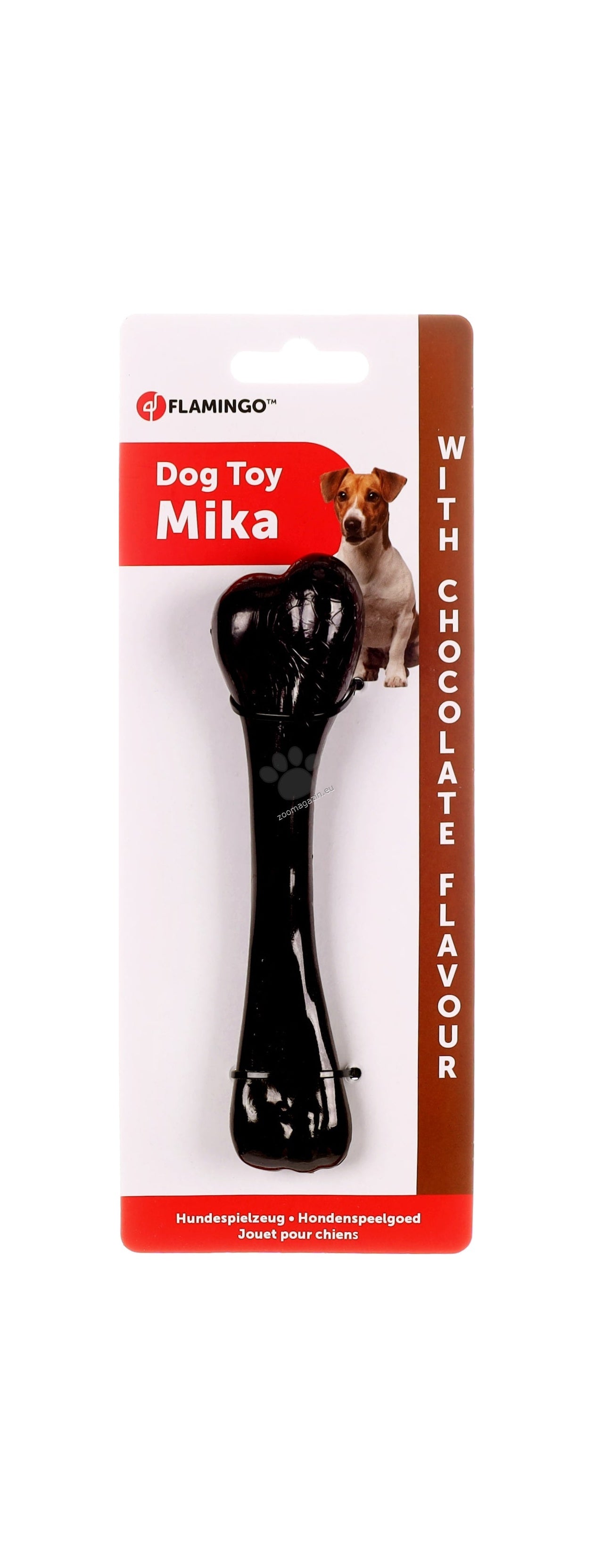 Flamingo Mika Bone With Chocolate Flavour - кокал с шоколадов вкус