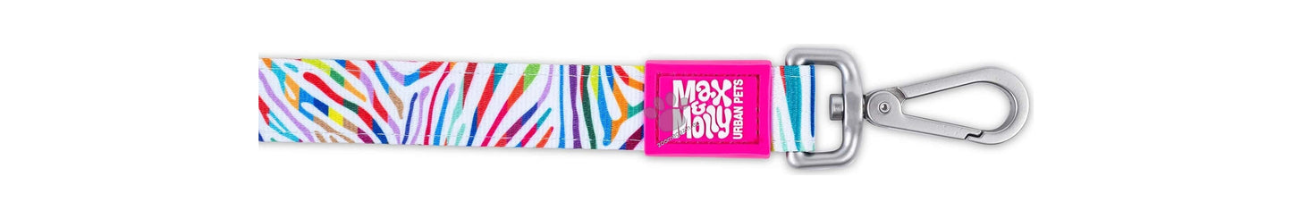 Max Molly Short Leash Magic Zebra - повод 120 см