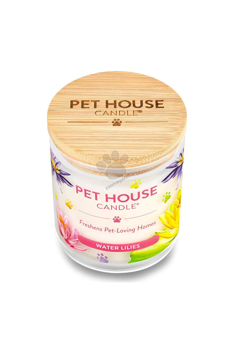 Pet House Candles Water Lilies - натурална свещ с аромат на водни лилии 255 гр