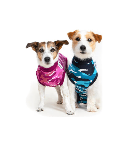 Suitical Recovery Suit Small Dog Blue - медицинска дрешка за кучета, син