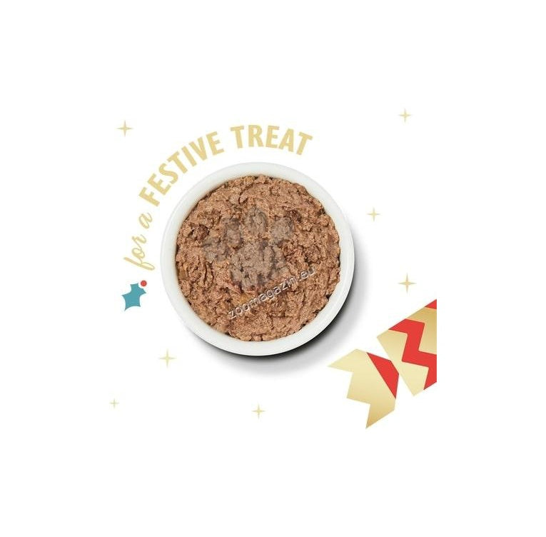 Lilys Kitchen Christmas Turkey & Ham Feast - пастет за котки с пуешко, шунка и червени боровинки 85 гр.