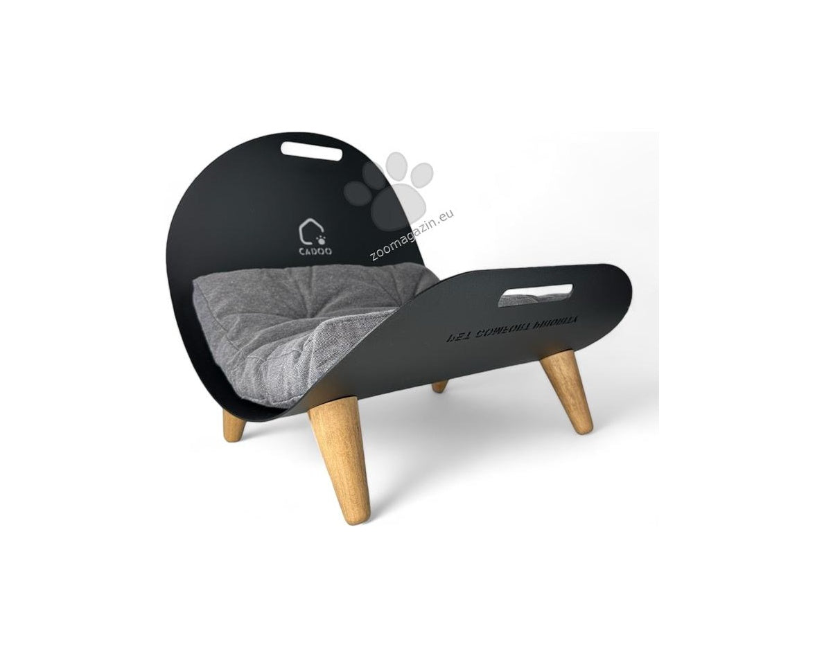 Cadoo Lipe Midnight Black - луксозно легло за домашни любимци 48 / 45 / 48