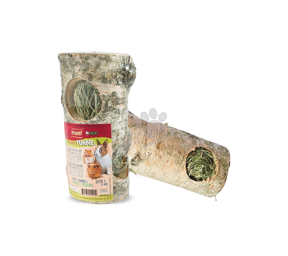 Vitapol tunnel for rodents - дървен тунел със сено