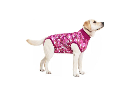 Suitical Recovery Suit Small Dog Pink - медицинска дрешка за кучета, розов