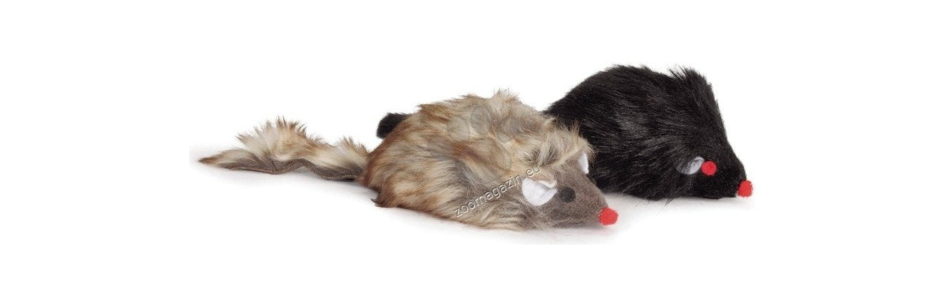 Camon Gioco Polyester Tinkling Mouse - играчка за котки със звънче, мишка 20 см /различни цветове/