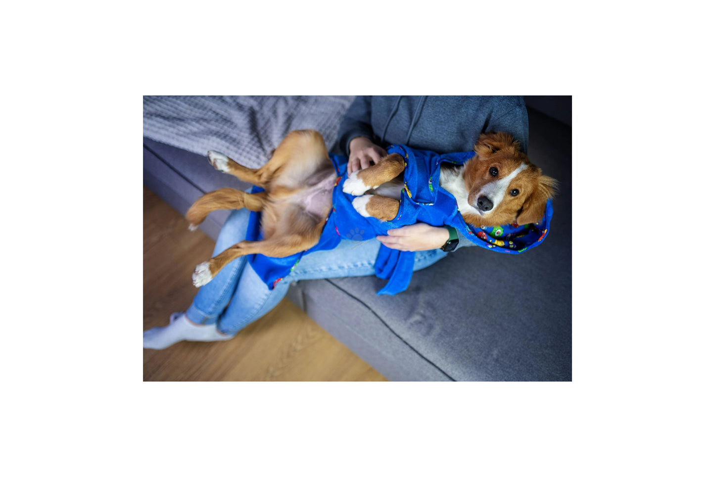 Max Molly Bath Robe Little Monster - халат за кучета