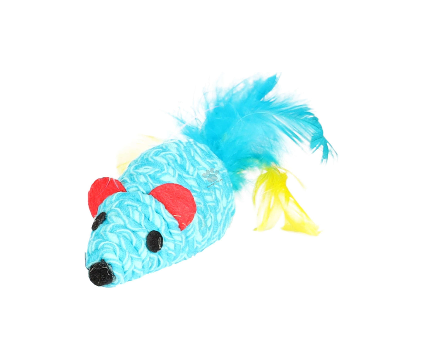 Flamingo Shuka Mouse Feather - играчка за котки 7,8 см