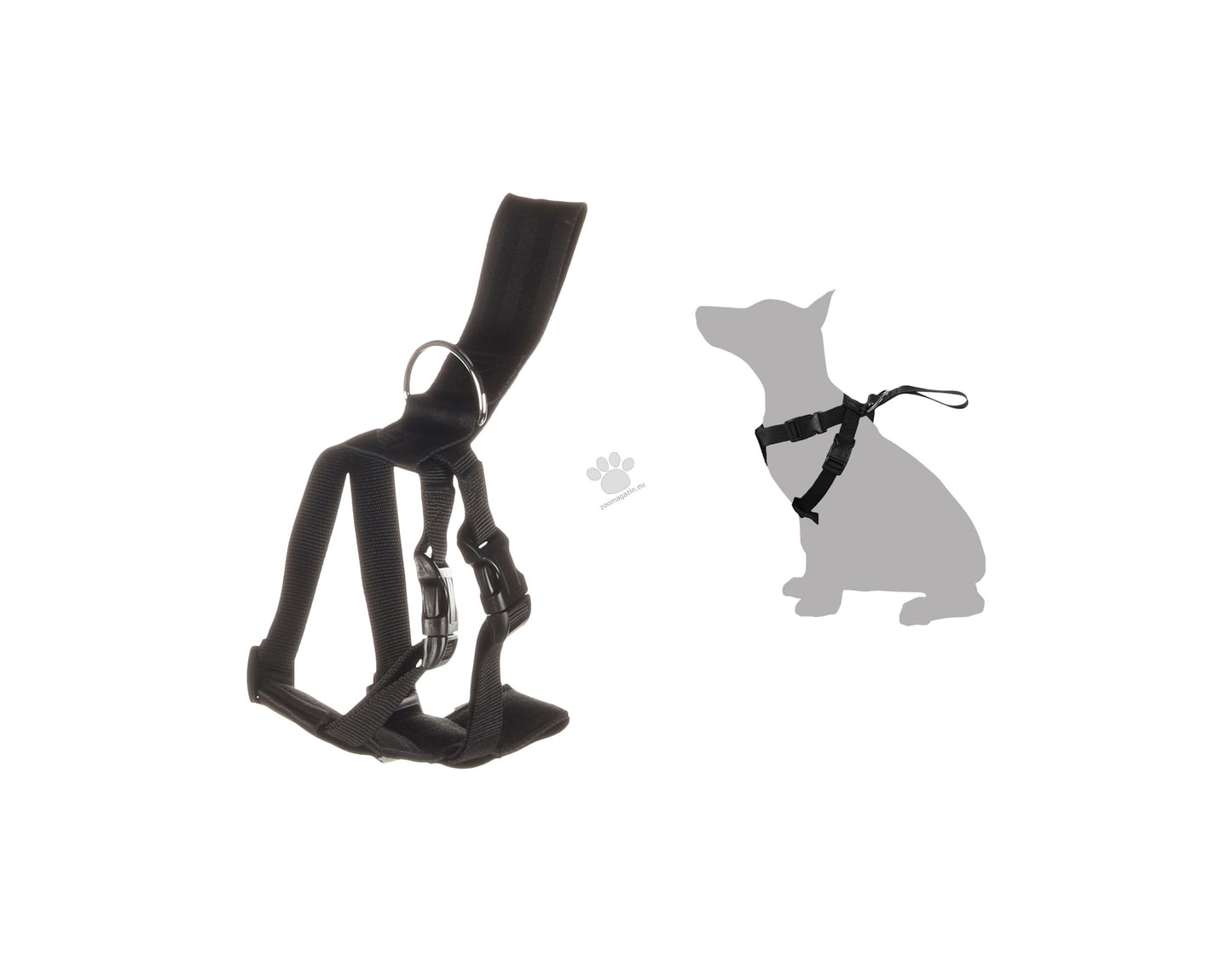 Flamingo Car safety harness Baro Black - предпазен нагръдник за кола