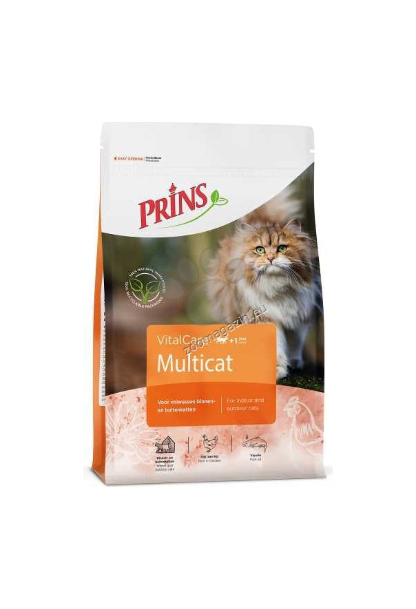 Prins Multicat - за домашни котки с пилешко и пуешко месо