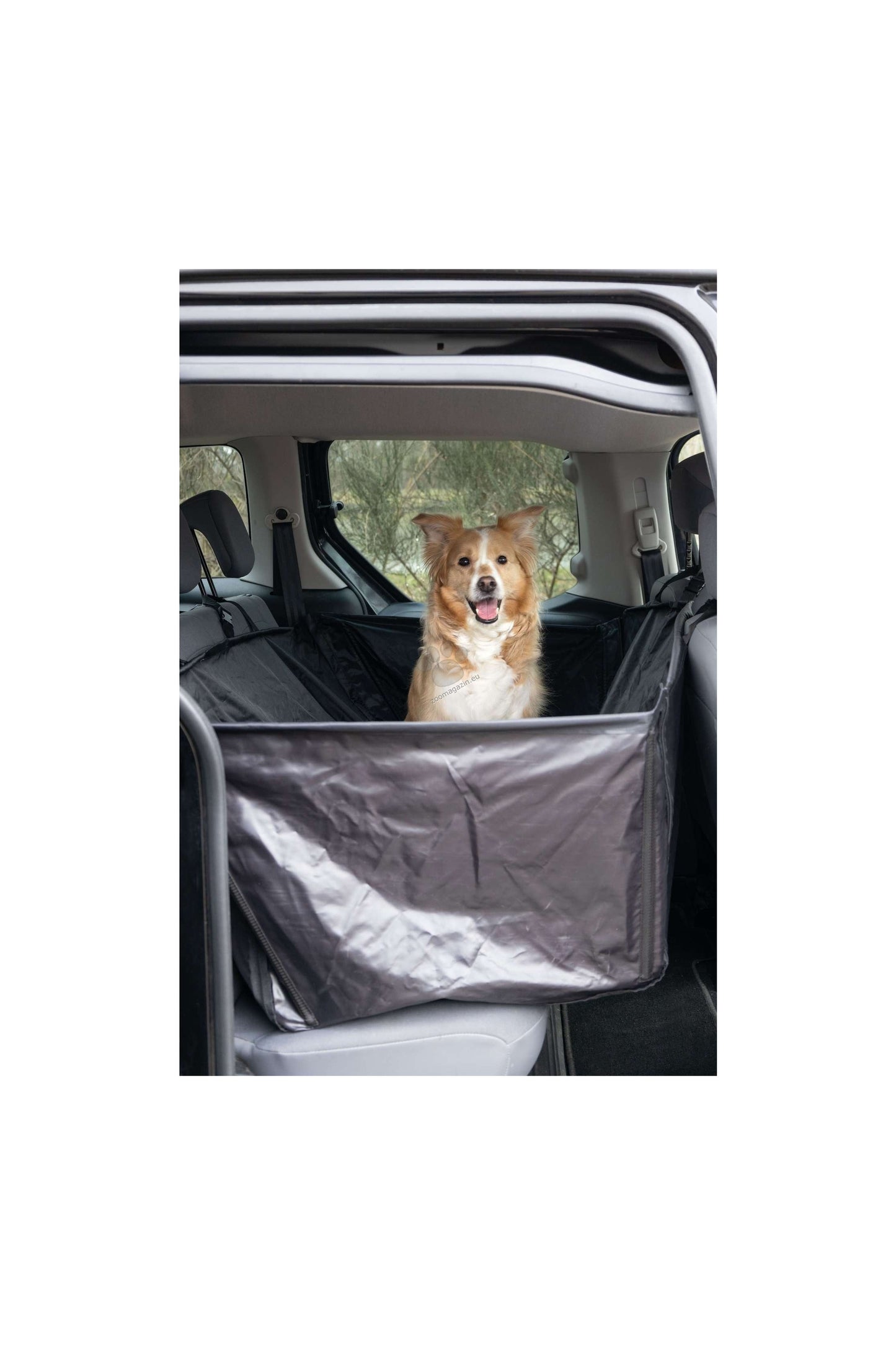 Flamingo Car Blanket Logi Black - покривало за седалки 145 / 130 см