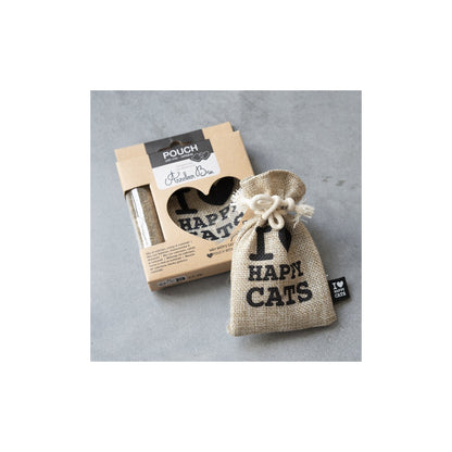 I Love Happy Cats Refillable Herb Pouch - пауч за изсушени билки, предизвикващ желание за игра