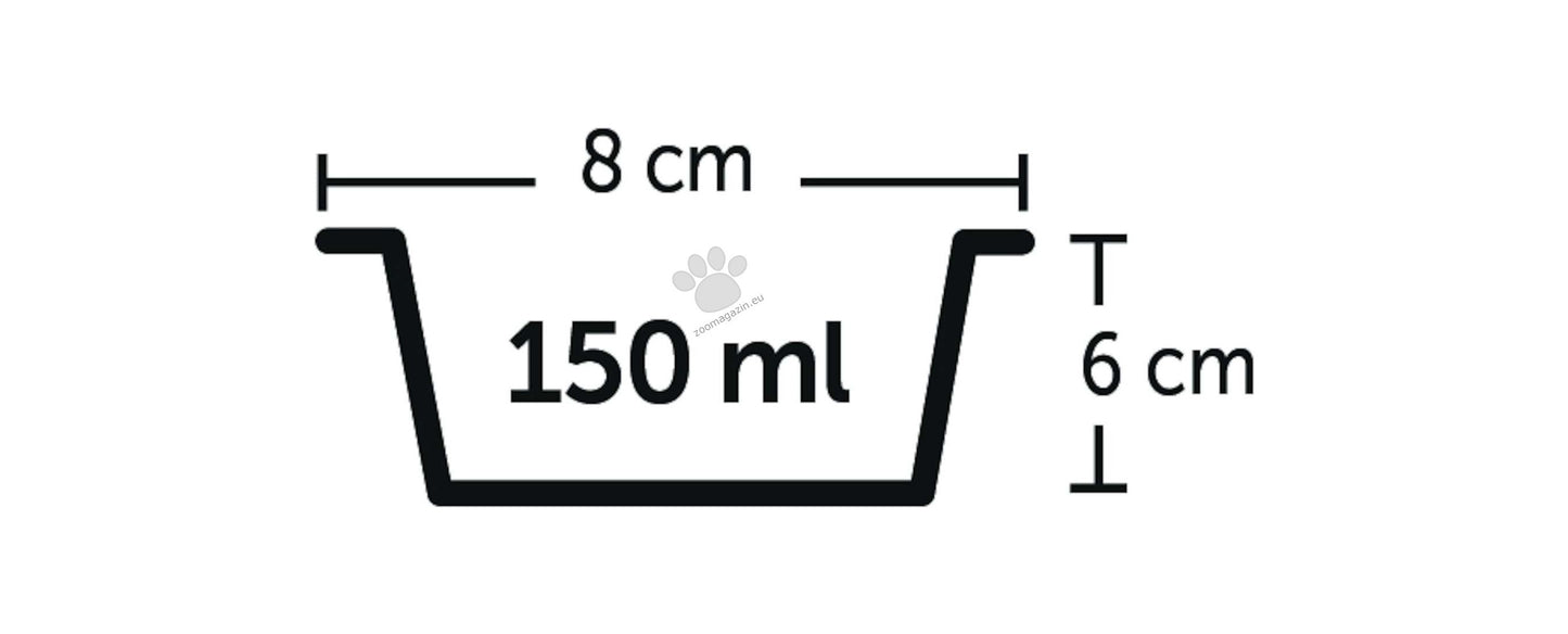 Flamingo bowl Avaro Round Silver - купа за гризачи и птици