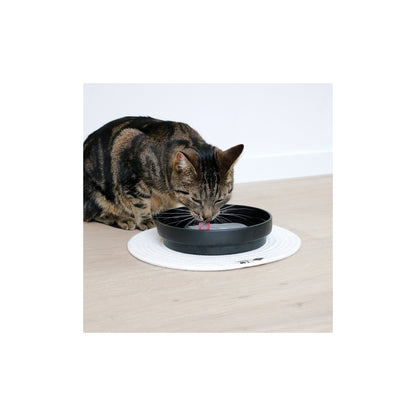 I Love Happy Cats Ceramic Drinking Bowl - керамична купа за вода за котки