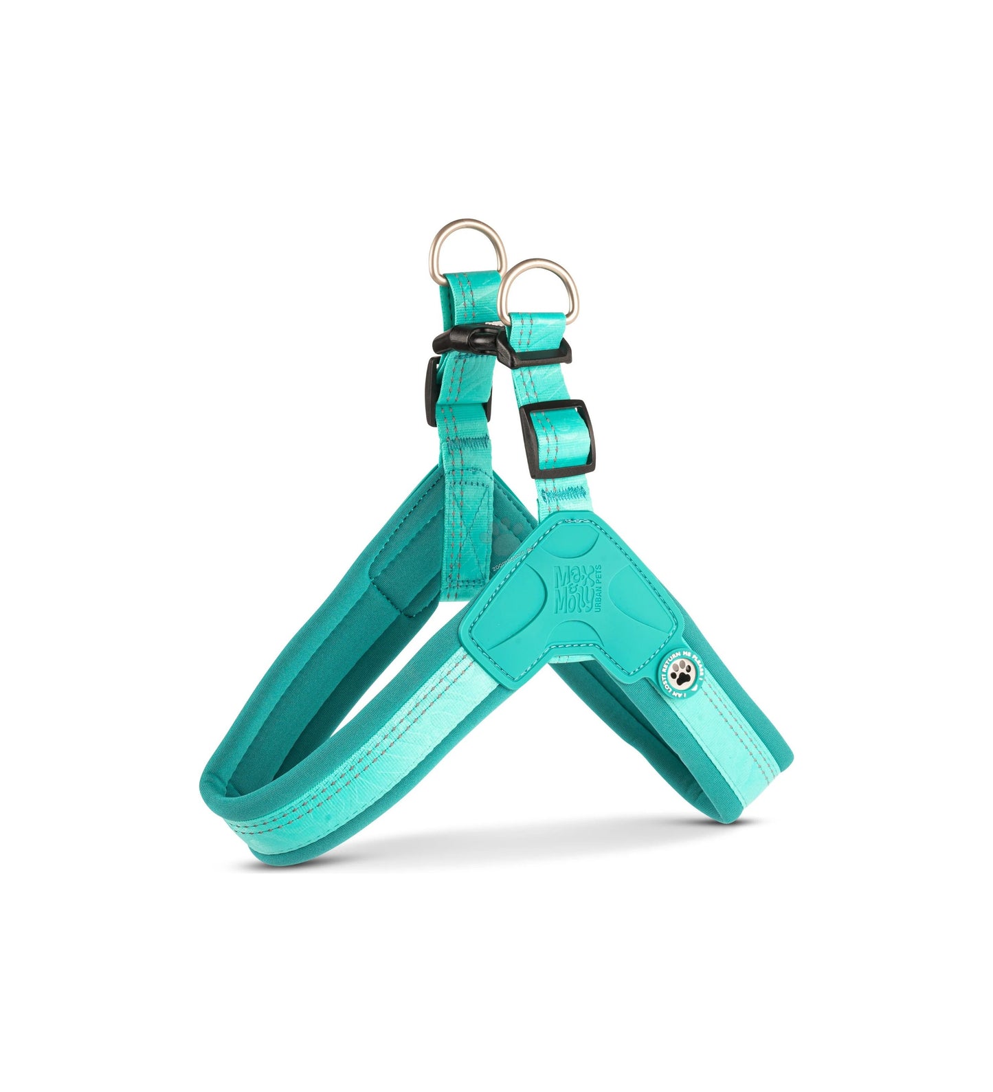 Max Molly Q-Fit Harness Matrix Turquoise - нагръдник за кучета