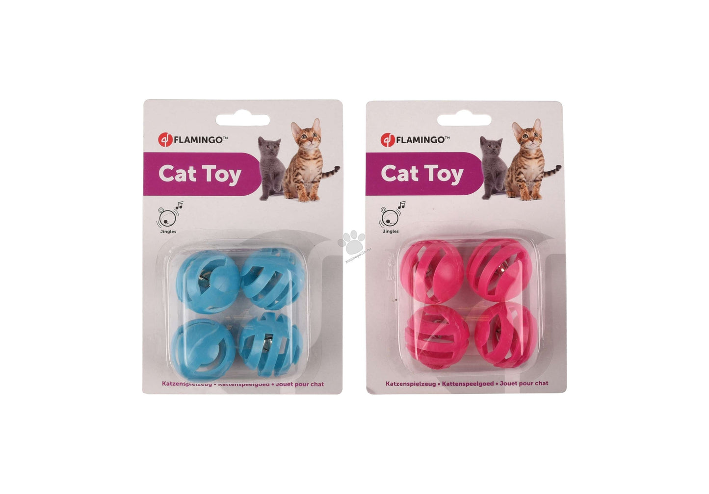 Flamingo Edin Ball - играчка за котка 3,9 см