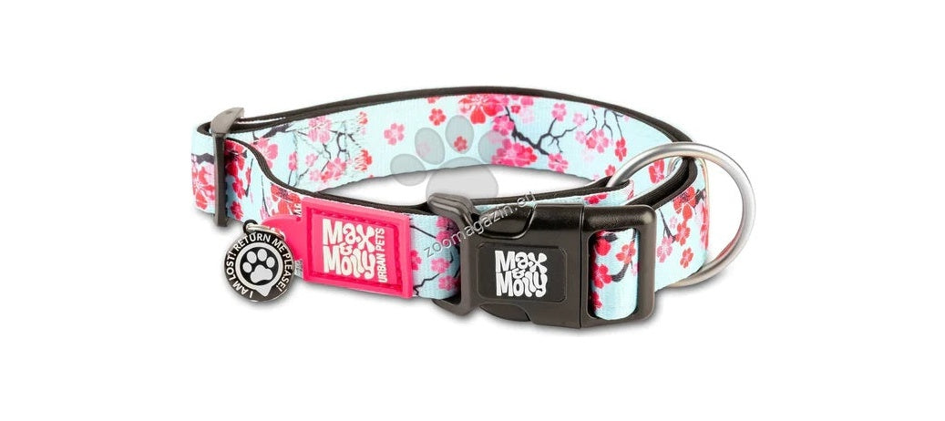 Max Molly Smart ID Cherry Bloom - нашийник с ID чип за сигурност