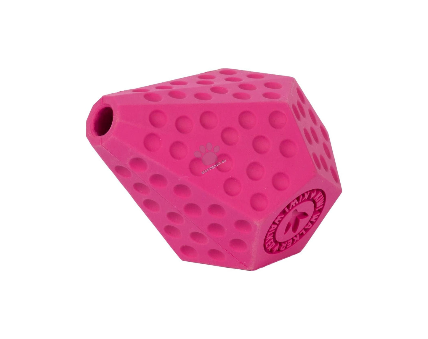 Kiwi Walker Lets Play Diaball Pink - гумена играчка за лакомства 10 см, розов